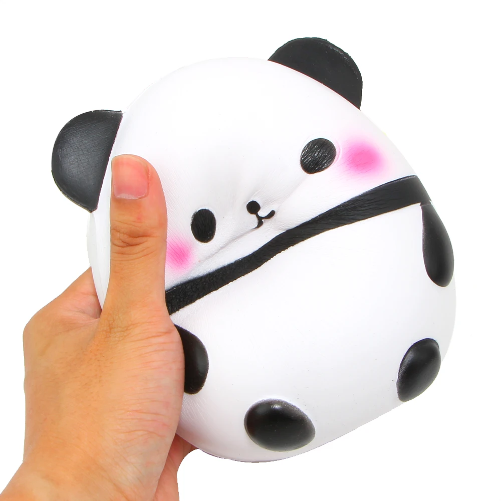 Mskwee Kawaii Jumbo Panda Squishy Soft Cartoon Slow Rising 