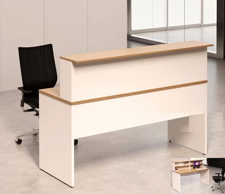 Foshan Furniture School Reception Desk Front Desk Counter Design
