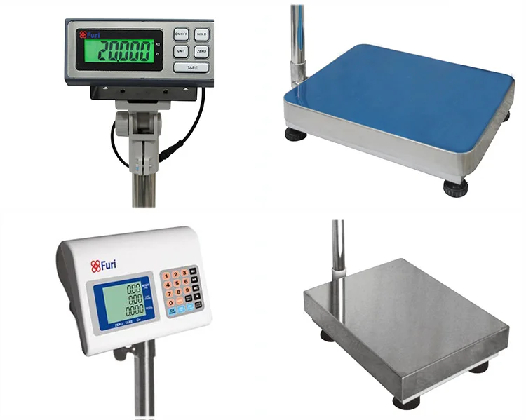 100g/300kg Furi Tcs Electronic Industrial Platform Scale With Multi
