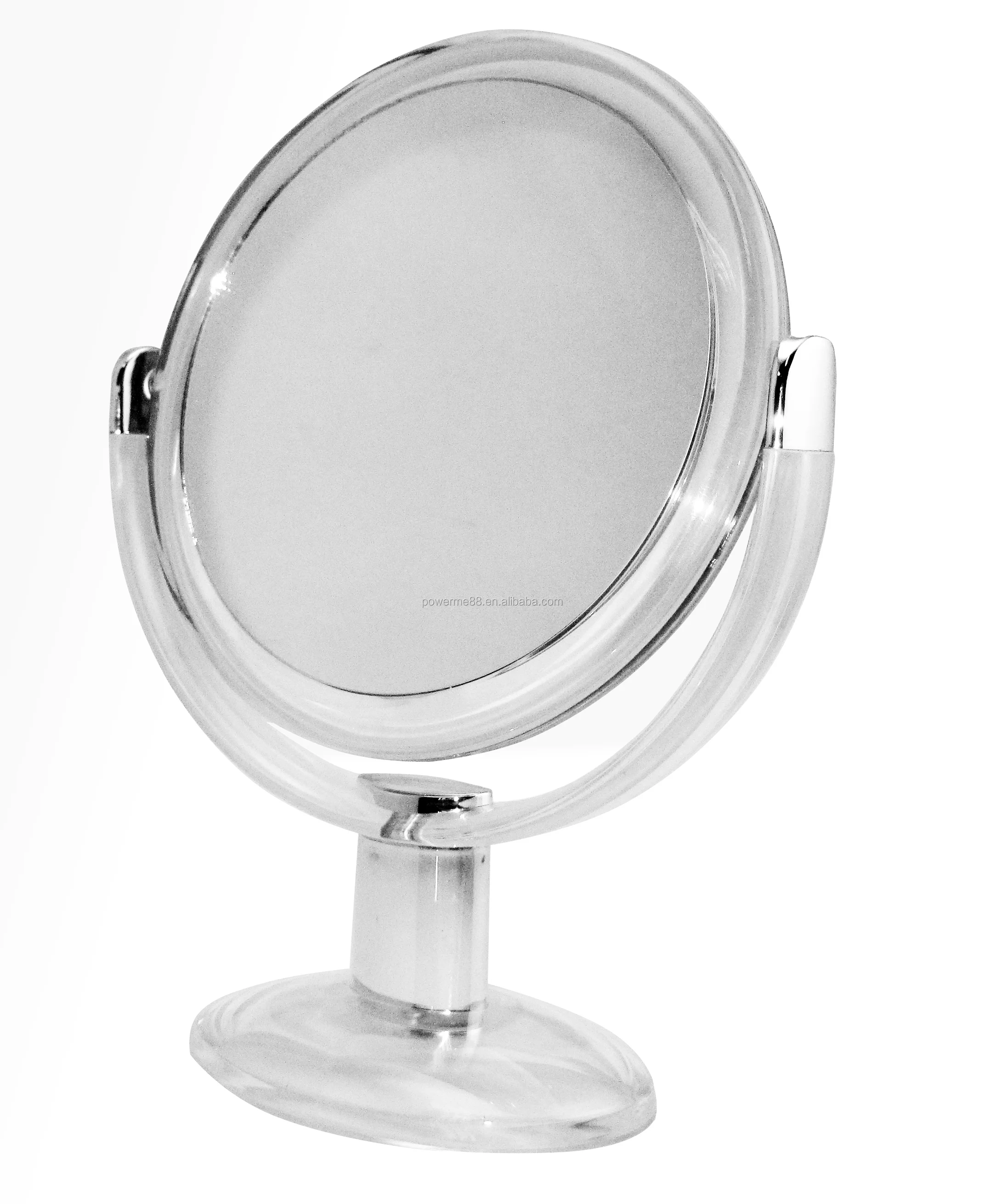 Fashion Fancy Tabletop Plastic Vanity Mirror Desktop Makeup Mirror