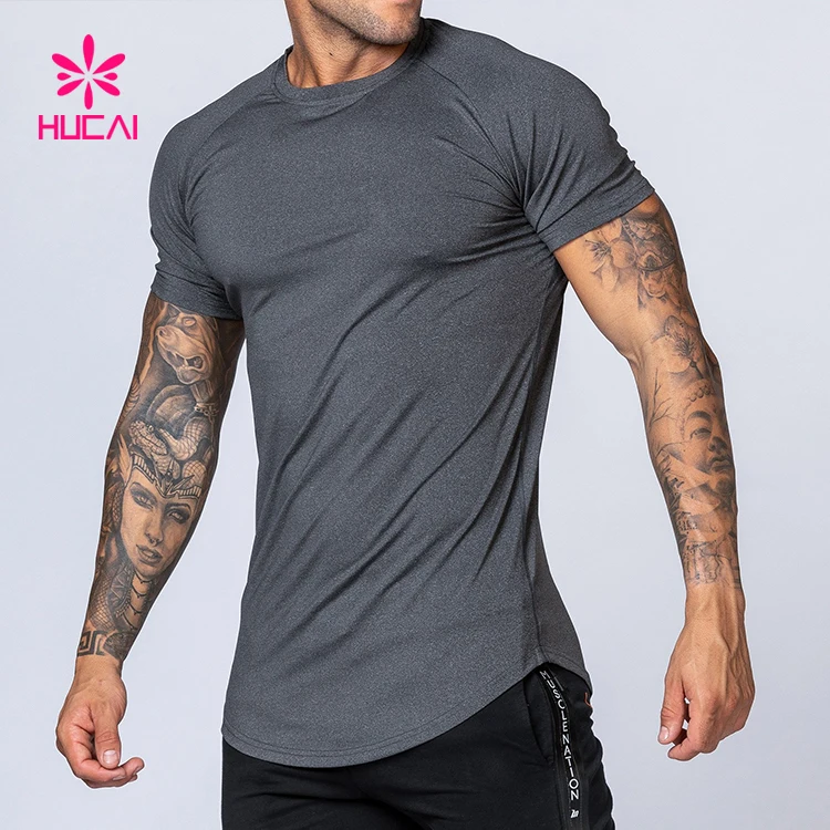 High Quality Polyester Men T-shirt Dry Fit Gym Clothing - Buy Gym ...