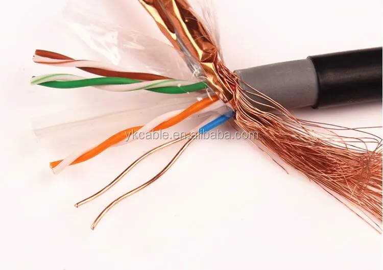 10/20/30/50/100/200 Pairs Jelly Field Underground Cat6 Telephone Cables