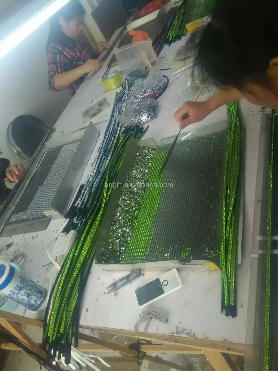 Fashion rhinestone lanyard from factory