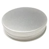 64.5mm 410 Silver Metal Aluminum Standard Range Rolled Edge Lug Cap