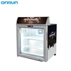 SD-55B Glass door upright vertical commercial display mini ice cream refrigerator and freezer