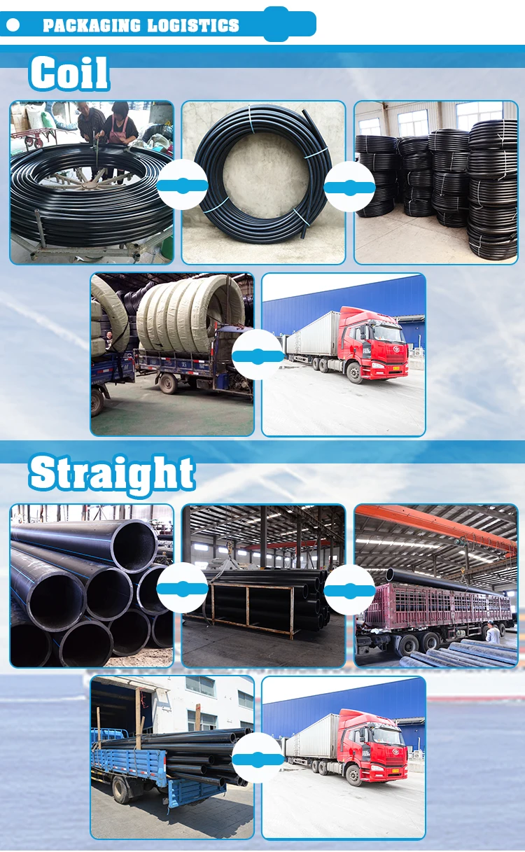 Pn10 non-leakage hdpe irrigation pipe for water supply