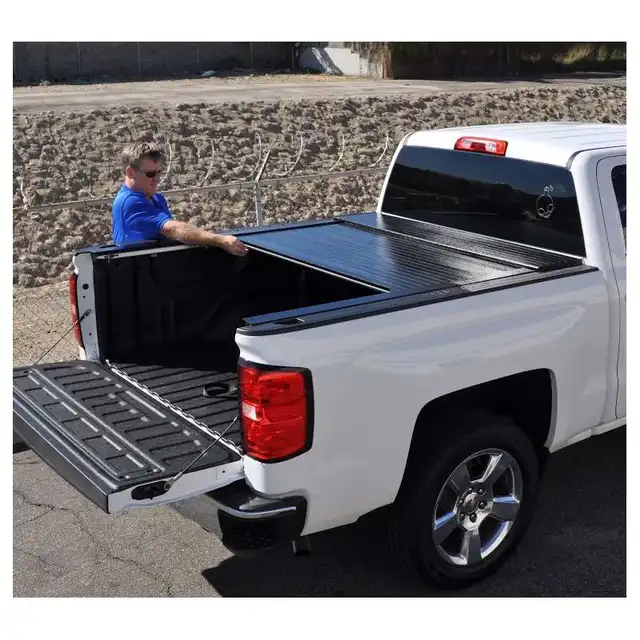 Source Roll Bar Aluminium Hard Trifold Truck Bed Tonneau Cover For Nissan Navara Np300 Hilux Truck Bed Cover On M Alibaba Com