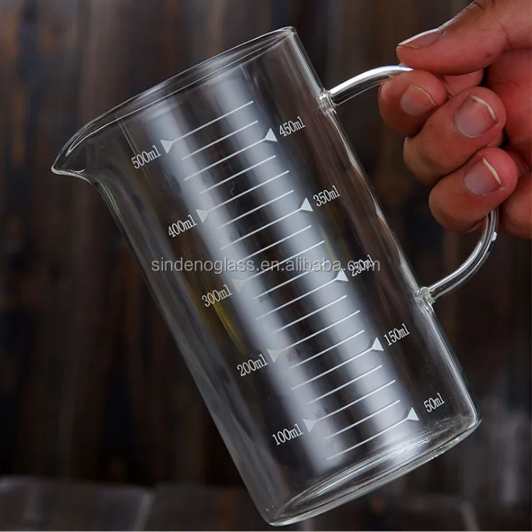 Laboratory Borosilicate Drink Pyrex Glass Beaker Mug Glass Measuring