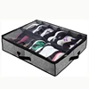 Under Bed Shoe Storage Organizer Shoe Container Box Bedding Storage with Clear Cover