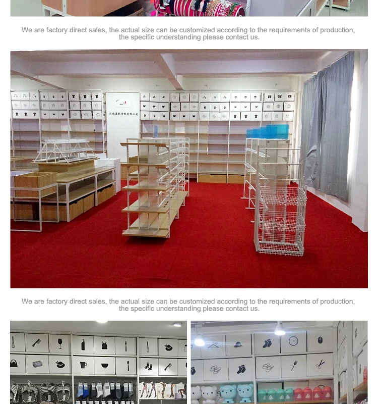 Miniso Style Metal Wooden Display Shelf Used For Department Store Buy