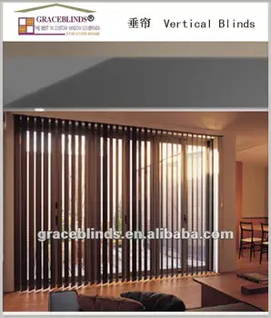 Budget Complete Ready To Go Origin Vertical Blind Wand Controlled Operation 89mm