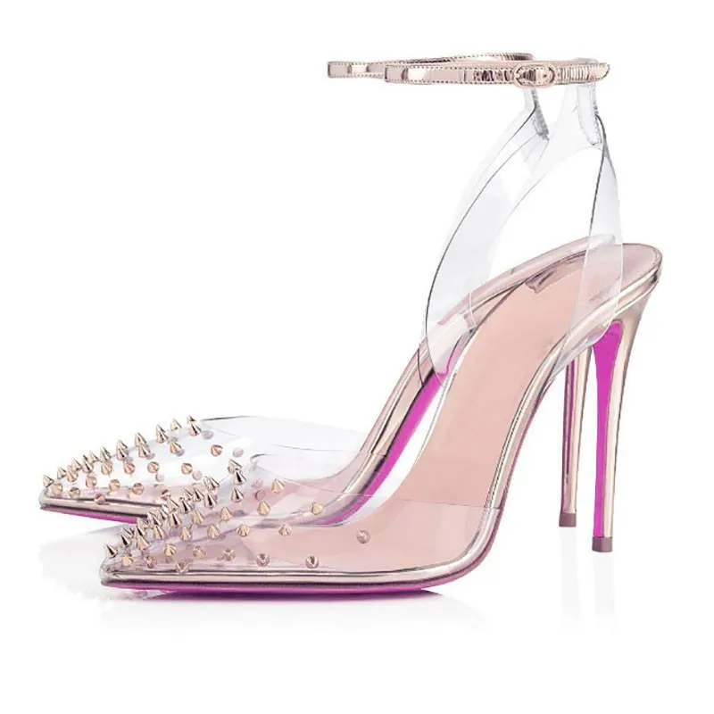 clear pointed shoes