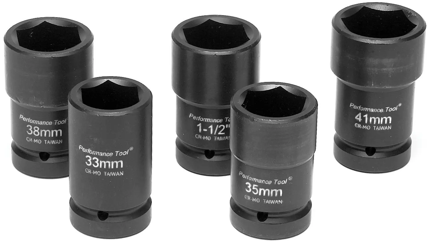 Sunex Tools 54121 1/" Drive Combination Budd Wheel Impact Socket 41mm x 21mm