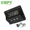 Mounting on windshield SPY solar power tpms, with solar panel and USB slot dual power supply