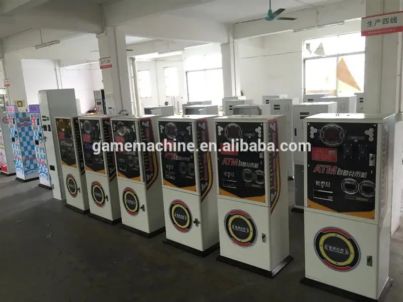 Single Bill Acceptor And Hopper Bill Changer Machine Token Changer Coin