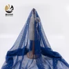 Pay for sample navy blue bridal veil tulle gold moon and star sequin fabric for women dress
