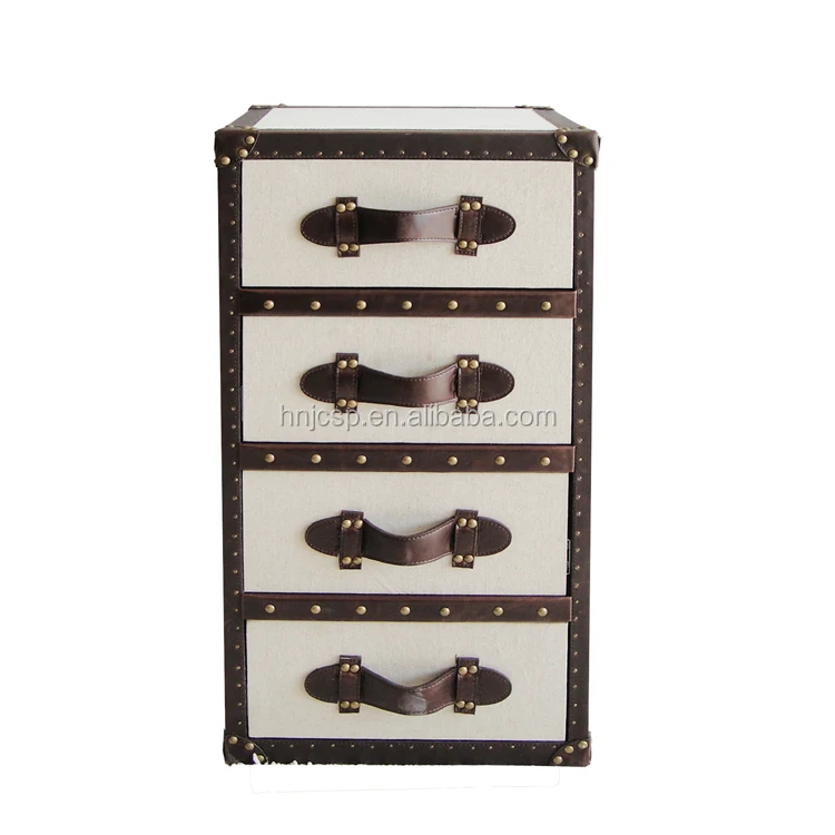 Linen Chest Of 4 Drawer Antique Fabric Chest 4 Drawers Fabric