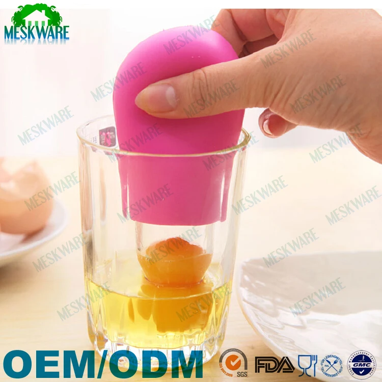 Lfgb Standard Easy To Use Yolk Fish Silicone Egg Separator Buy Yolk