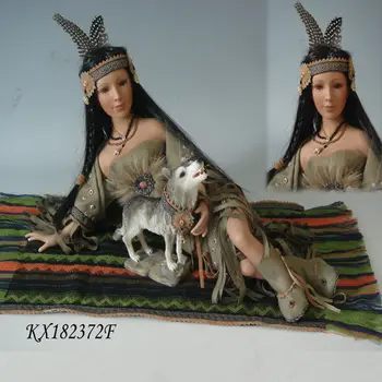 ceramic indian dolls