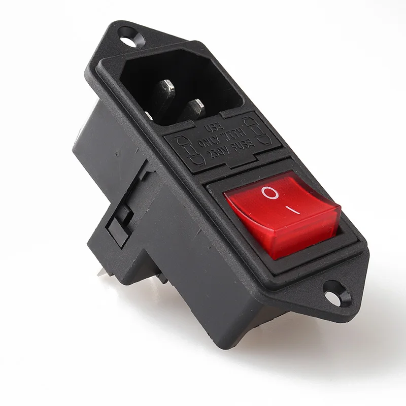 Lz14f14 C14 Electrical Switch Socket 3 Pin Toggle Switch Wiring Fuse