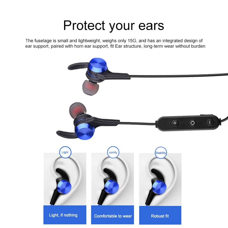 2020 Hot Selling Sports Wireless Headphones Beautiful Gift Custom OEM BT Wireless Earphone - ANKUX.COM