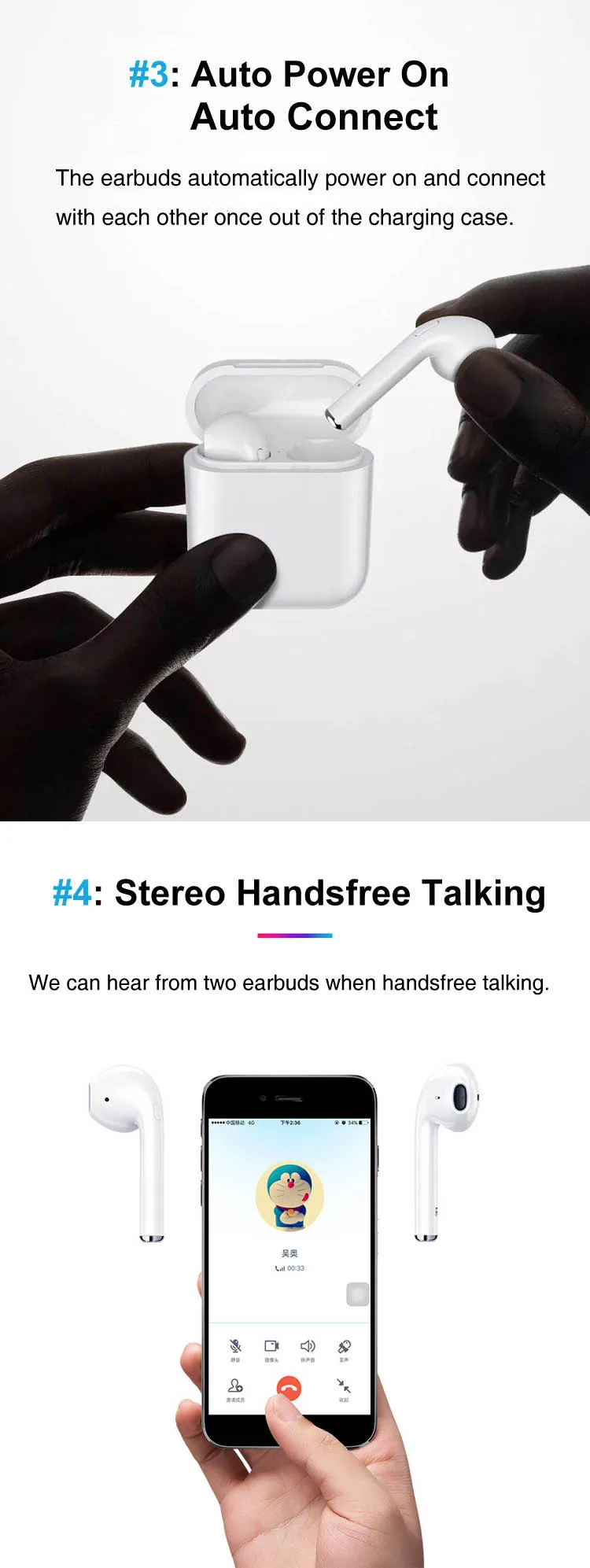 Twins F10 Pro Tws Bluetooth 5.0 Earphones Headphone Headset True