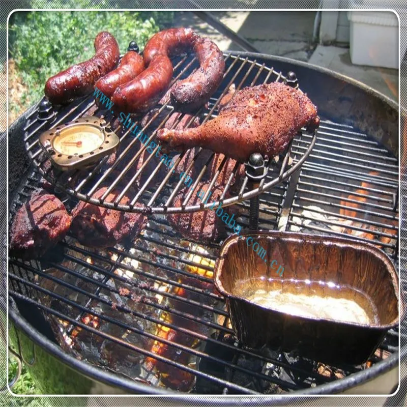 高品质 iso 不锈钢定制圆形烧烤网板工具无手柄