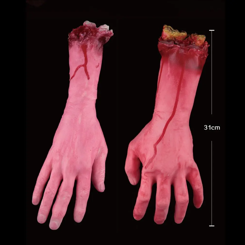 Buy Wayer Creepy Severed Horror Bloody Fake Hand Halloween Props April