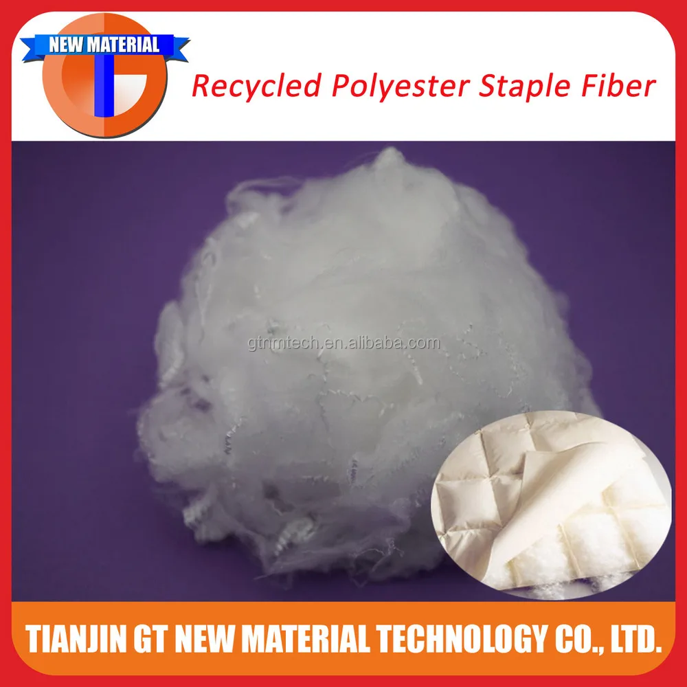 1d 38 Mm Polyester Staple Fiber Filling Downlike Fiber Filling Down