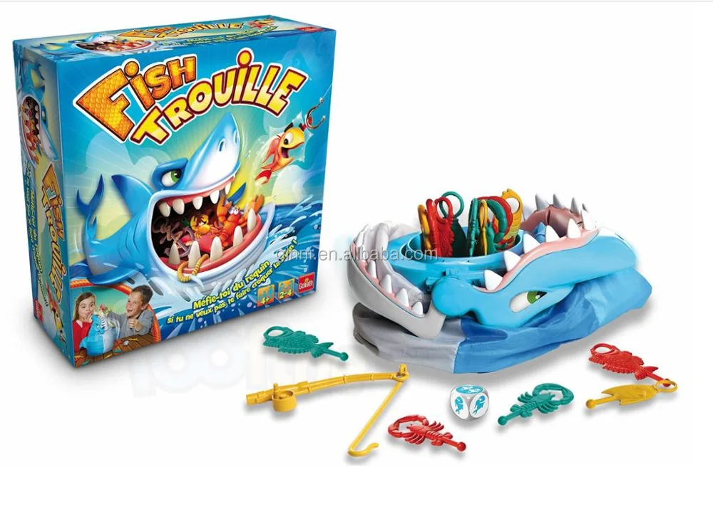 Hot Board Game Fishing Toys Family Tricky Toy Fish Trouille Beware Of The Shark Hot Board Game Fishing Toys Family Tricky Toy Fish Trouille Beware Of The Shark