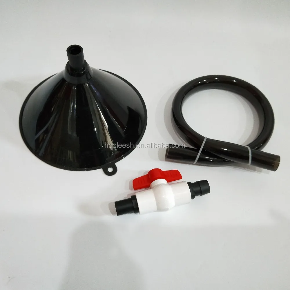 Beer Bong Funnel For Beer Pong Party Game Black Single Hose Plastics