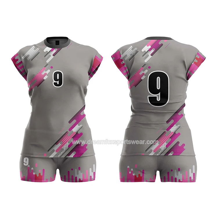 Latest design your own volleyball jersey design  professional sleeveless volleyball jersey for women volleyball uniforms