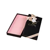 New beautiful scarf ribbon gift box package with hot stamping