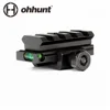ohhunt Metal Compact Riser Rail Mount Base with Bubble Level