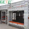 Lightweight energy saving inflatable concrete forms roof bracing system