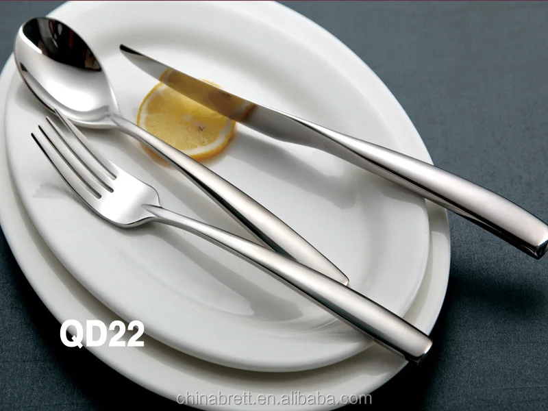 Chinabrett - stolní nádobí pro 5hvězdičkový hotel steakový nůž a vidlička na velkoobchodní příbory z nerezové stříbrné příbory 4