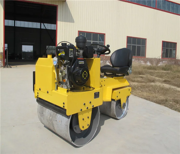 8 Ton Vibratory Road Roller Double Drum Vibratory Ride On Road Roller ...