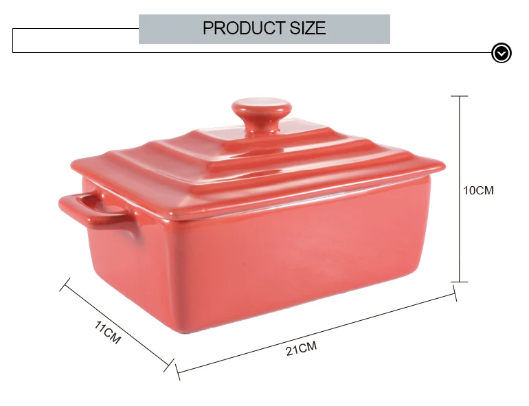 Ceramic Deep Custom Made Baking Pans With Lid Buy Custom Made Baking