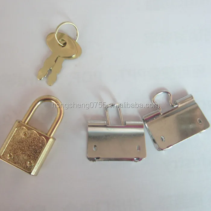 Metal Diary Lock With Clamp Clips For Wholesale From China Factory