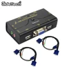 JideTech VGA KVM Switch Auto 2 Port 2048x1536 Resolution With USB Hub EU US Warehouses