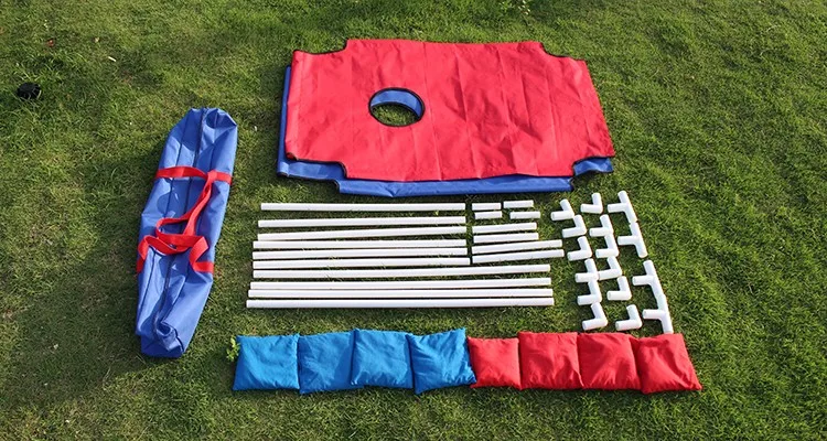 Mini Kunststoff Mais Loch Sitzsack Werfen Spiel Mit 8pcs Bean Taschen