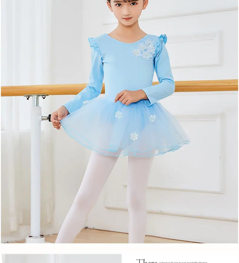 New Coming Kids Children Ballet Dance Wear Suit Fashion Long Sleeve ...