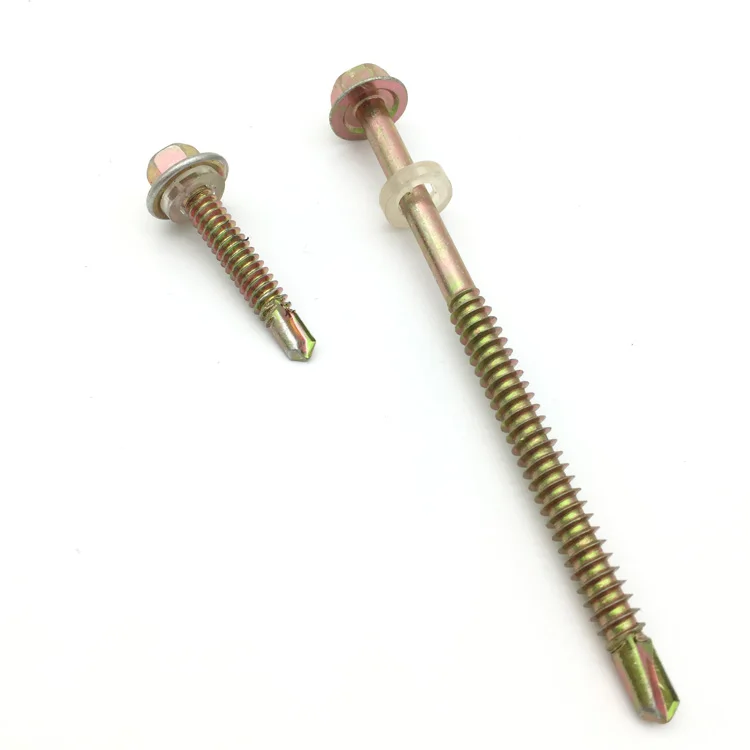 Hex Head Carbon Steel Zinc Self Tapping Neoprene Washer Sheet Metal