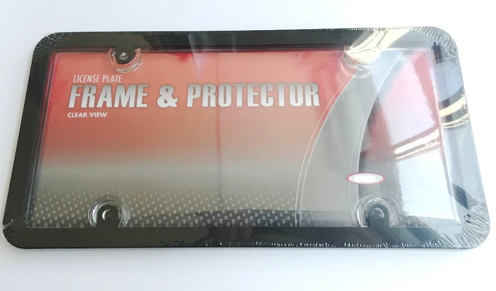High Quality Us Standard Plastic Clear Car License Plate Cover Frame 6