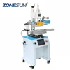 ZONESUN ZY-819R 150*230mm Customized Round or Cap cosmetic bottle hot foil stamping embossing machine