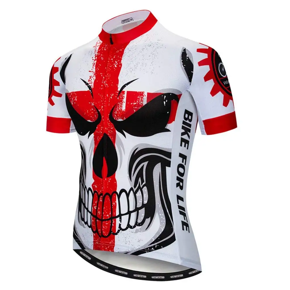 sugar skull cycling jersey