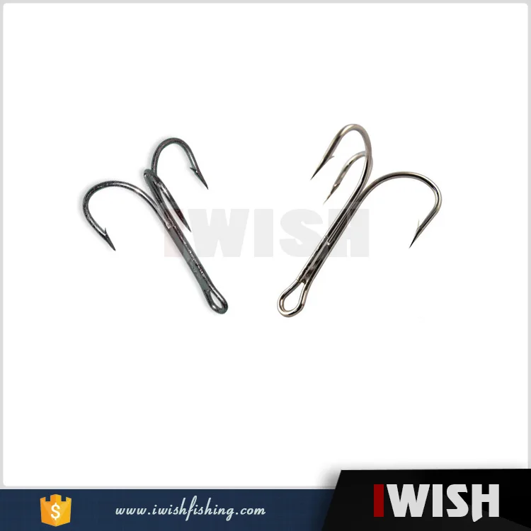 Fishing Manufacture Sharpest Fishing Hooks Big Size Treble Fish Hooks