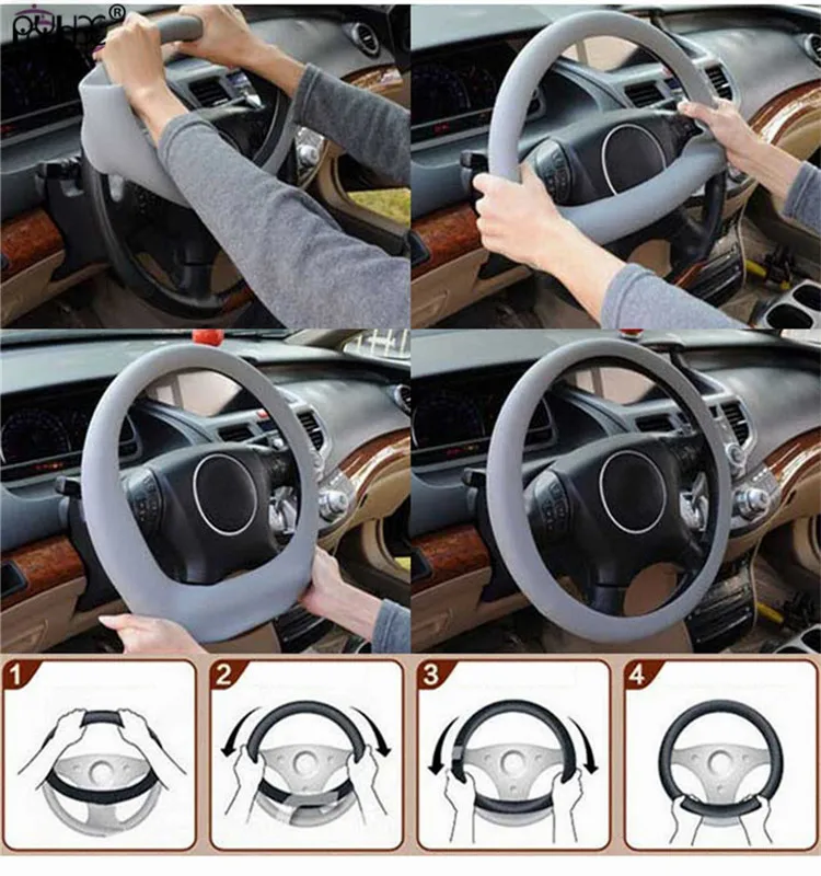 Wholesale Factory Silicone Steering Wheel Cover Custom Accessories Car Steering Wheel Buy