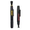 Factory Supply Retractable Black 2 In 1 Camera Lens Cleaning Pen Dust Cleaner Brush