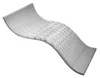 5 zone message air flow middle soft memory foam mattress topper